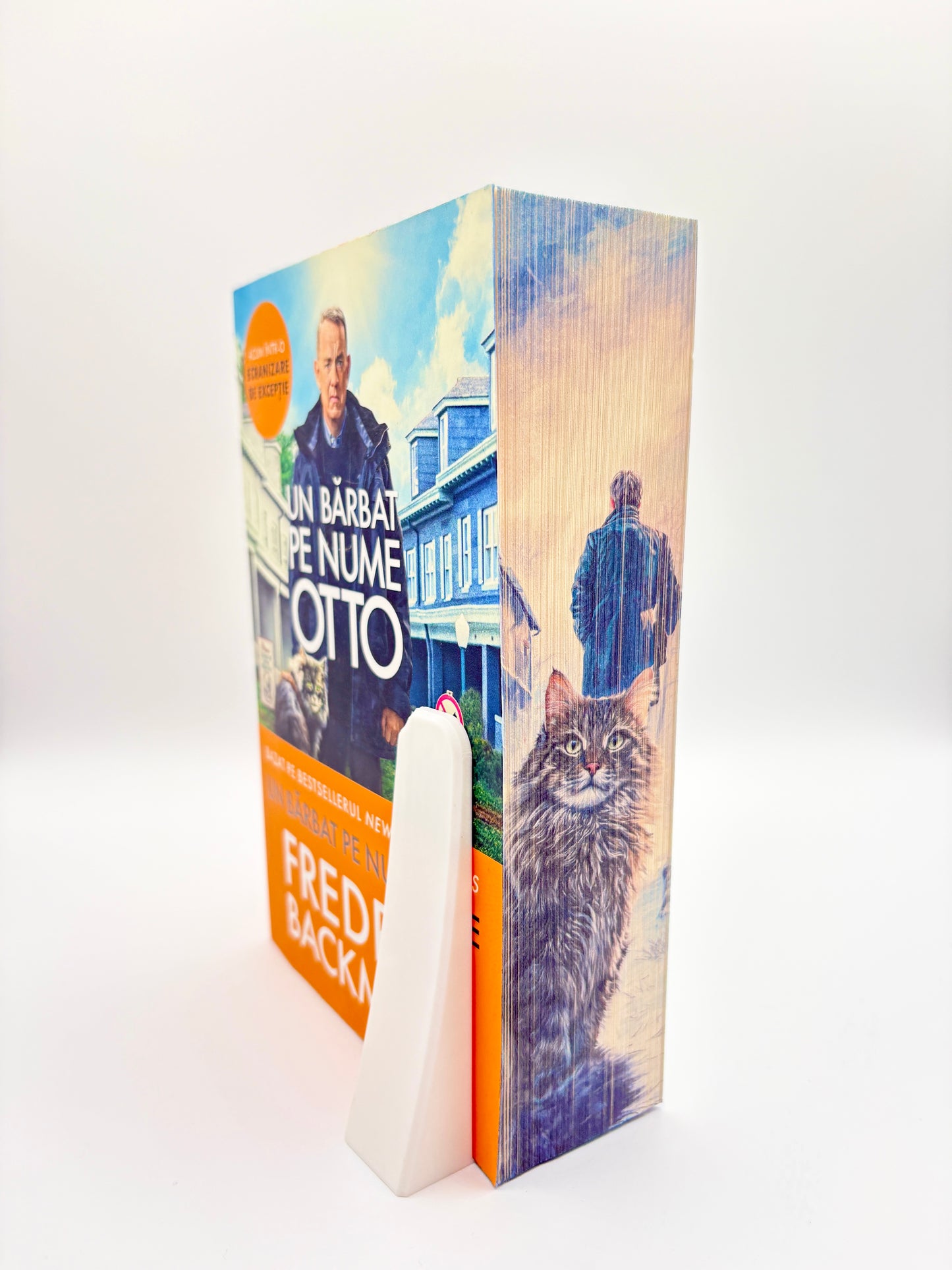 Design carte printed edges Ove - Un bărbat pe nume Ove