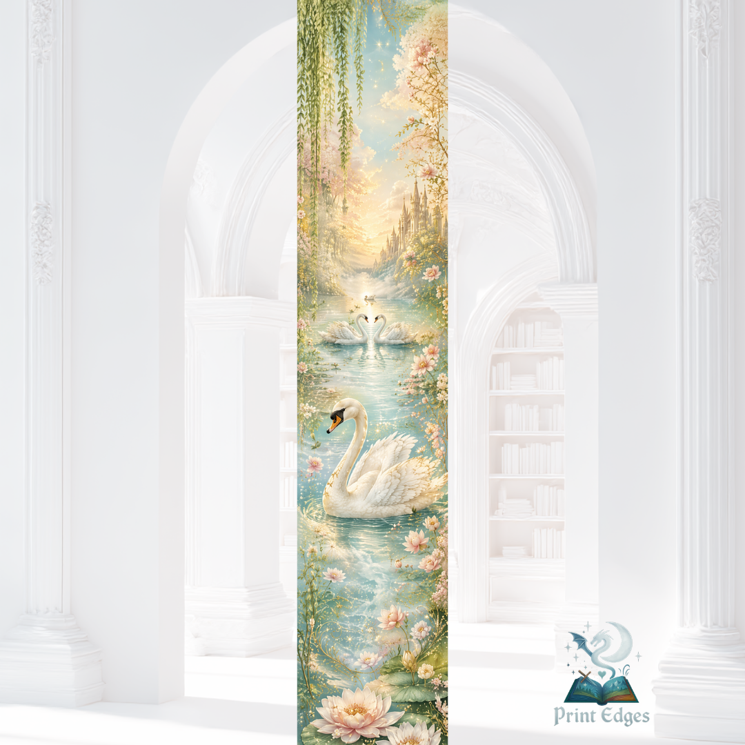 Design printed edges - The Swan's Daughter