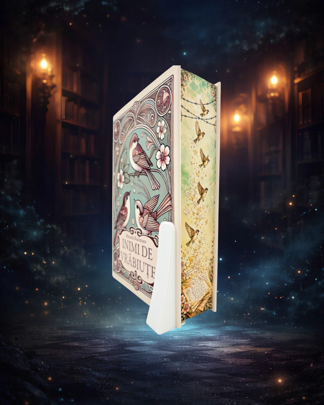 Design printed edges - The magic circle of the black moon