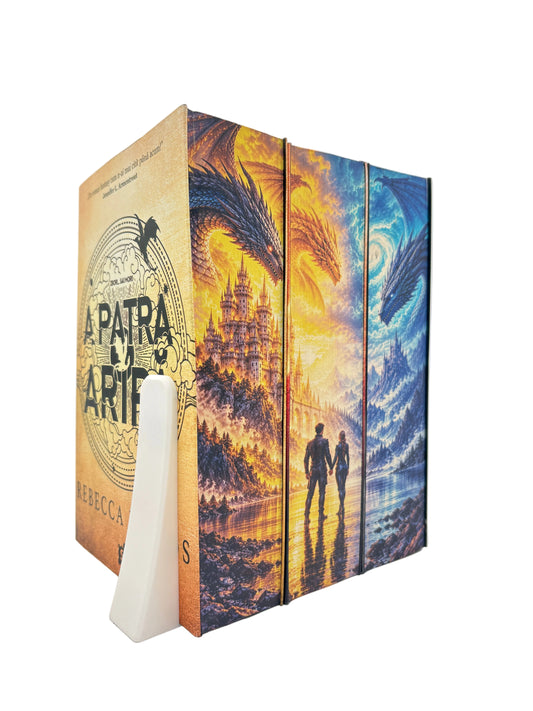 Pachet 'A patra aripă' - 3 volume printed edges - design 2