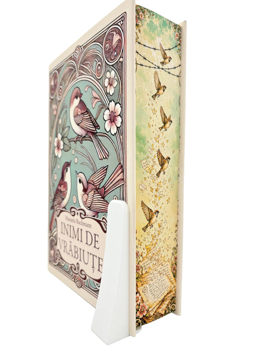 Inimi de vrăbiuțe - printed edges - Manuela Buchmann