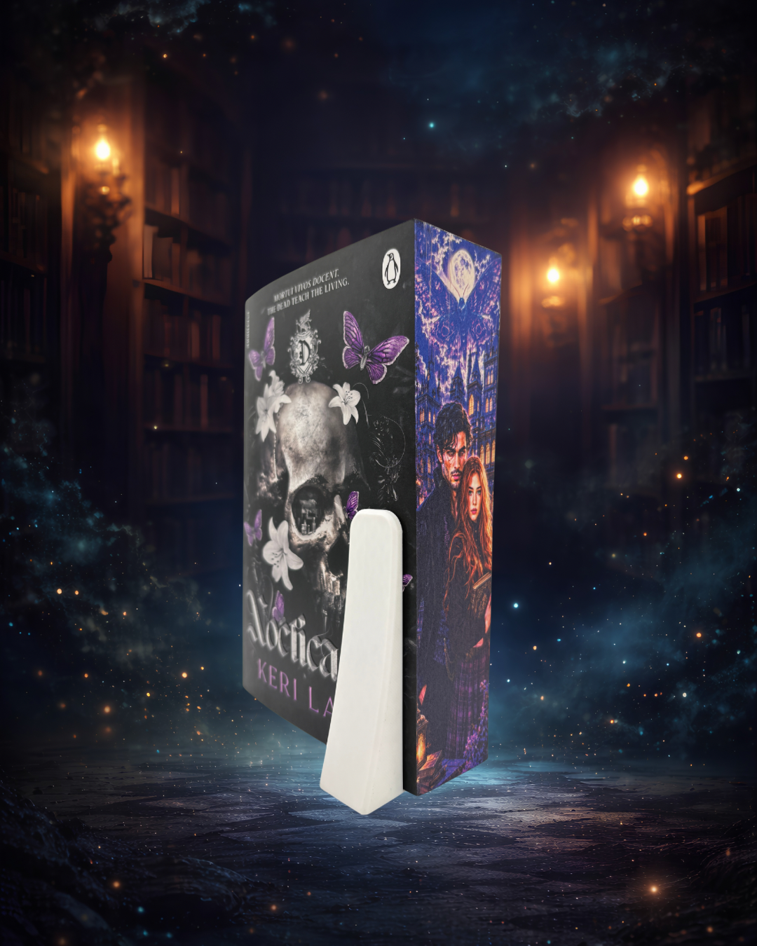 Design printed edges - The magic circle of the black moon