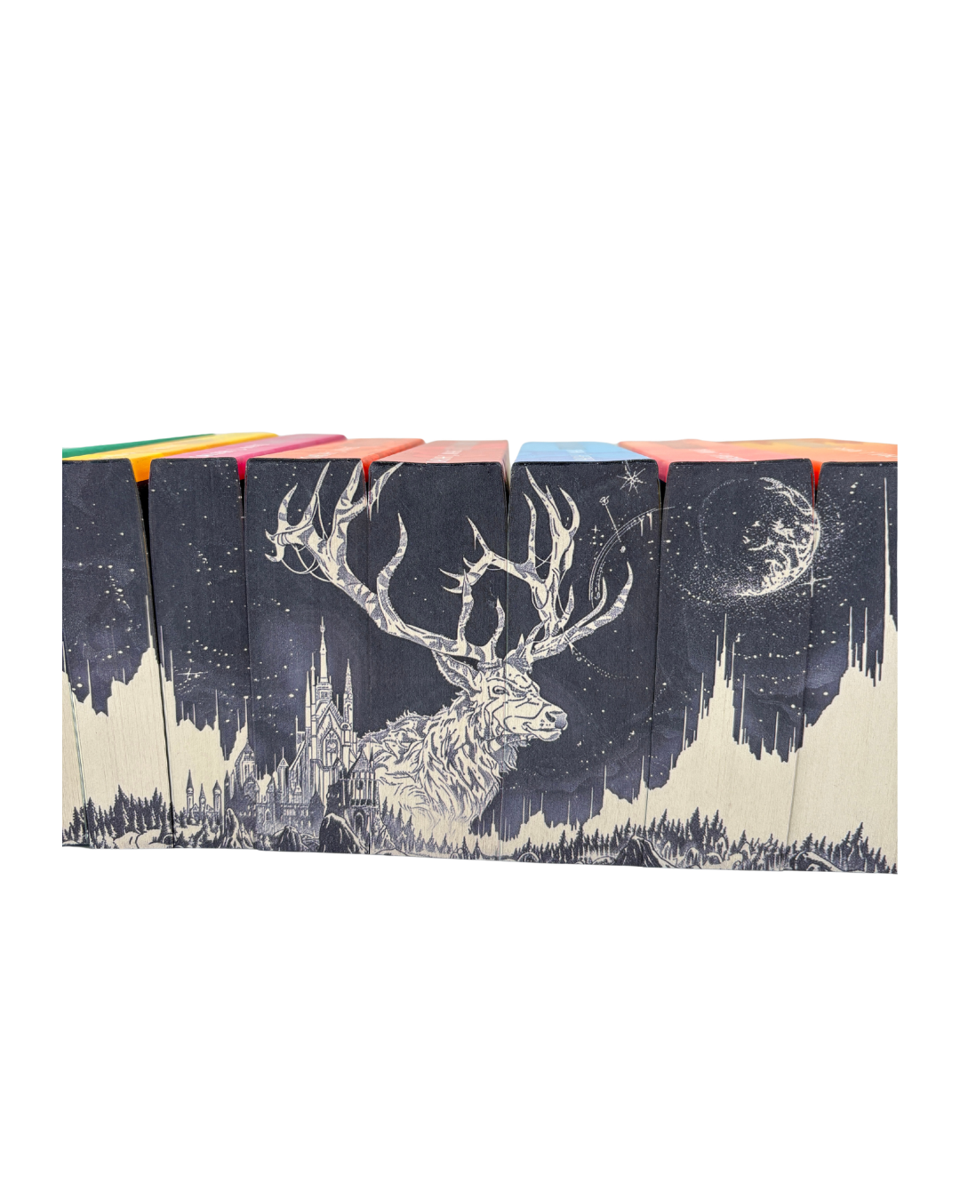 Box set Throne of Glass cu printed edges - limba engleză - design 2