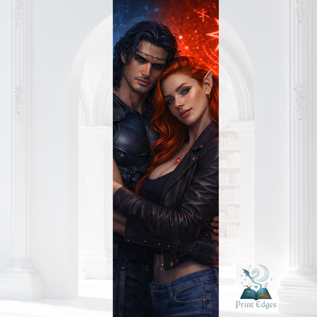 Design printed edges - Casa Focului și a Umbrei (Orașul Semilunii)