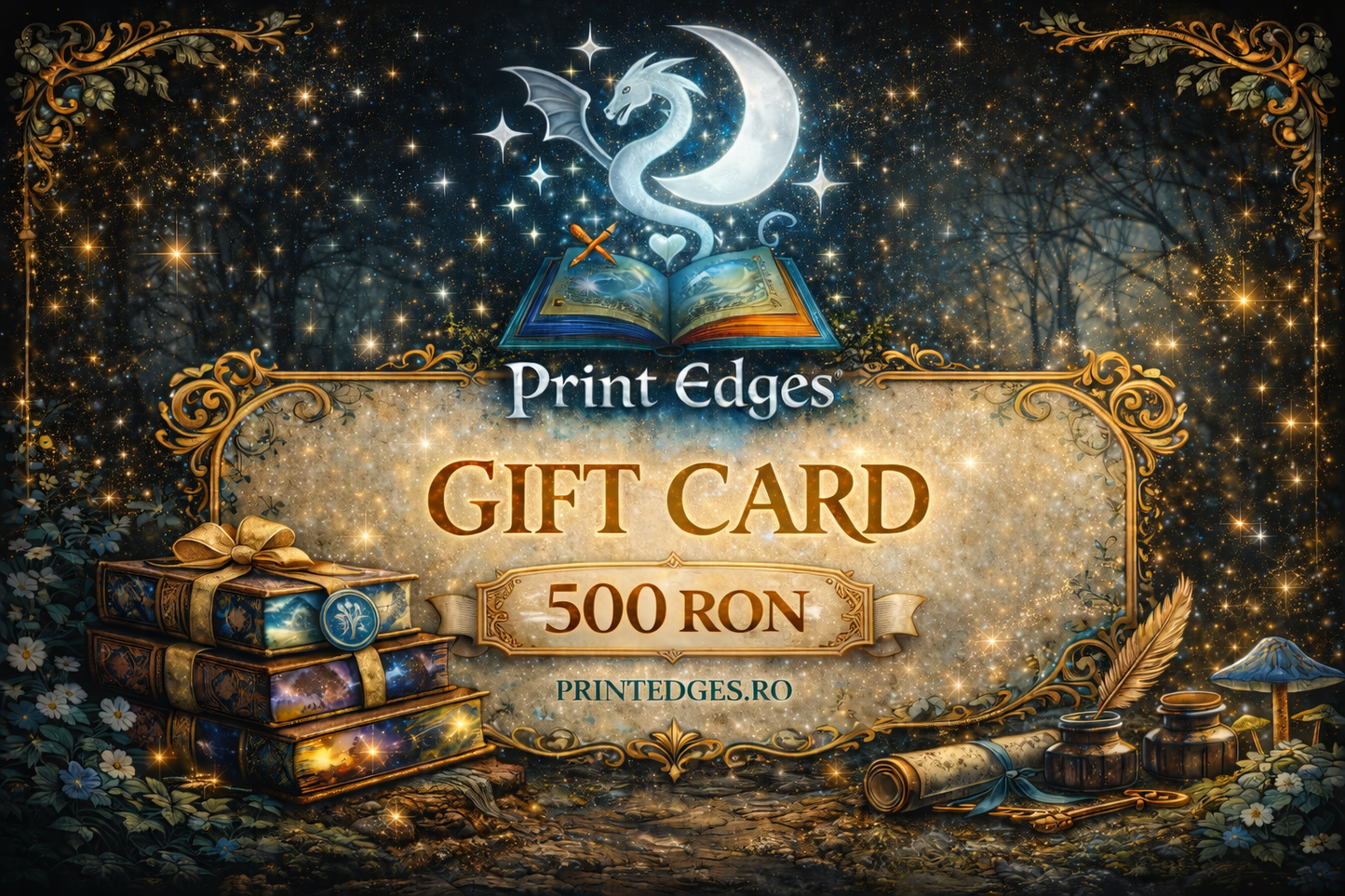Gift Card - personalizare cărți