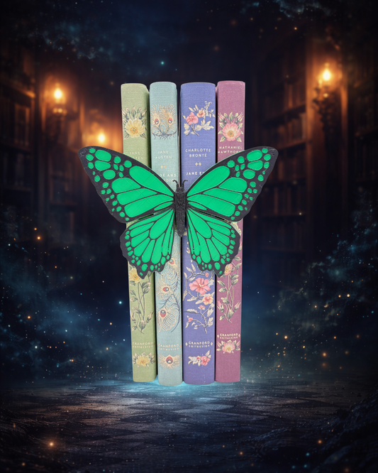 Accesoriu Decorativ Fantasy - Fluturele care îmbrățișează cărțile