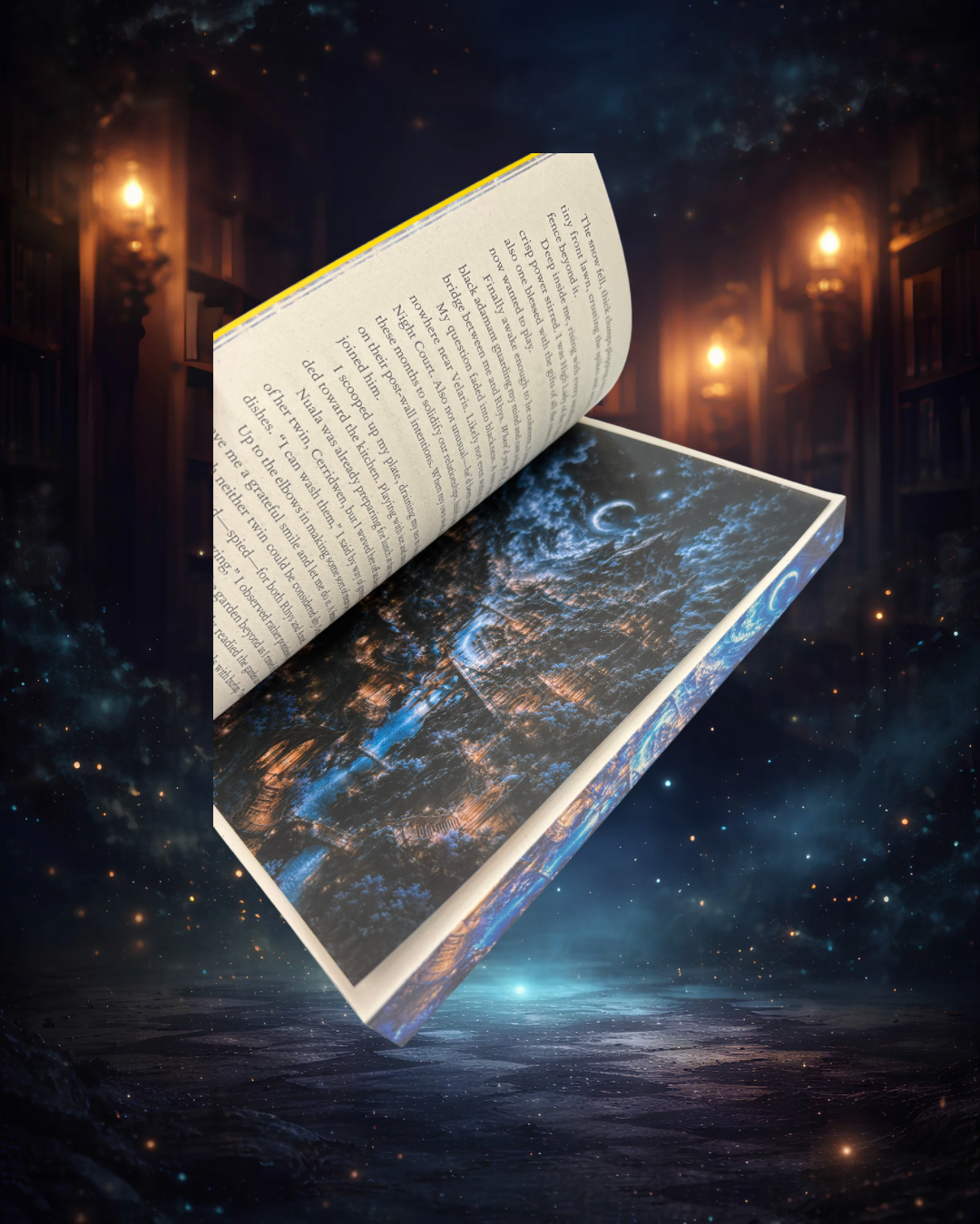 Overlay A Court Of Frost And Starlight - ilustrație detașabilă