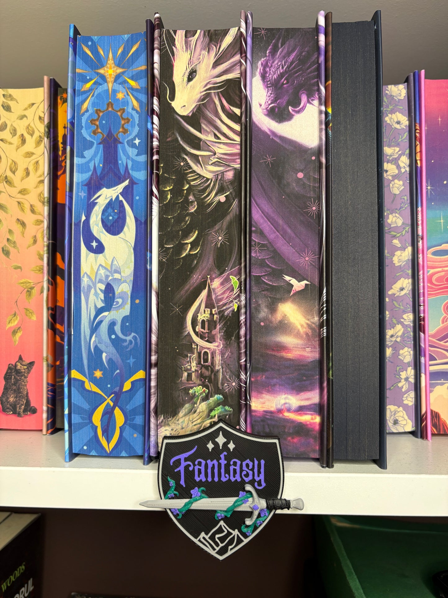Fantasy - Plăcuță decorativă pentru bibliotecă