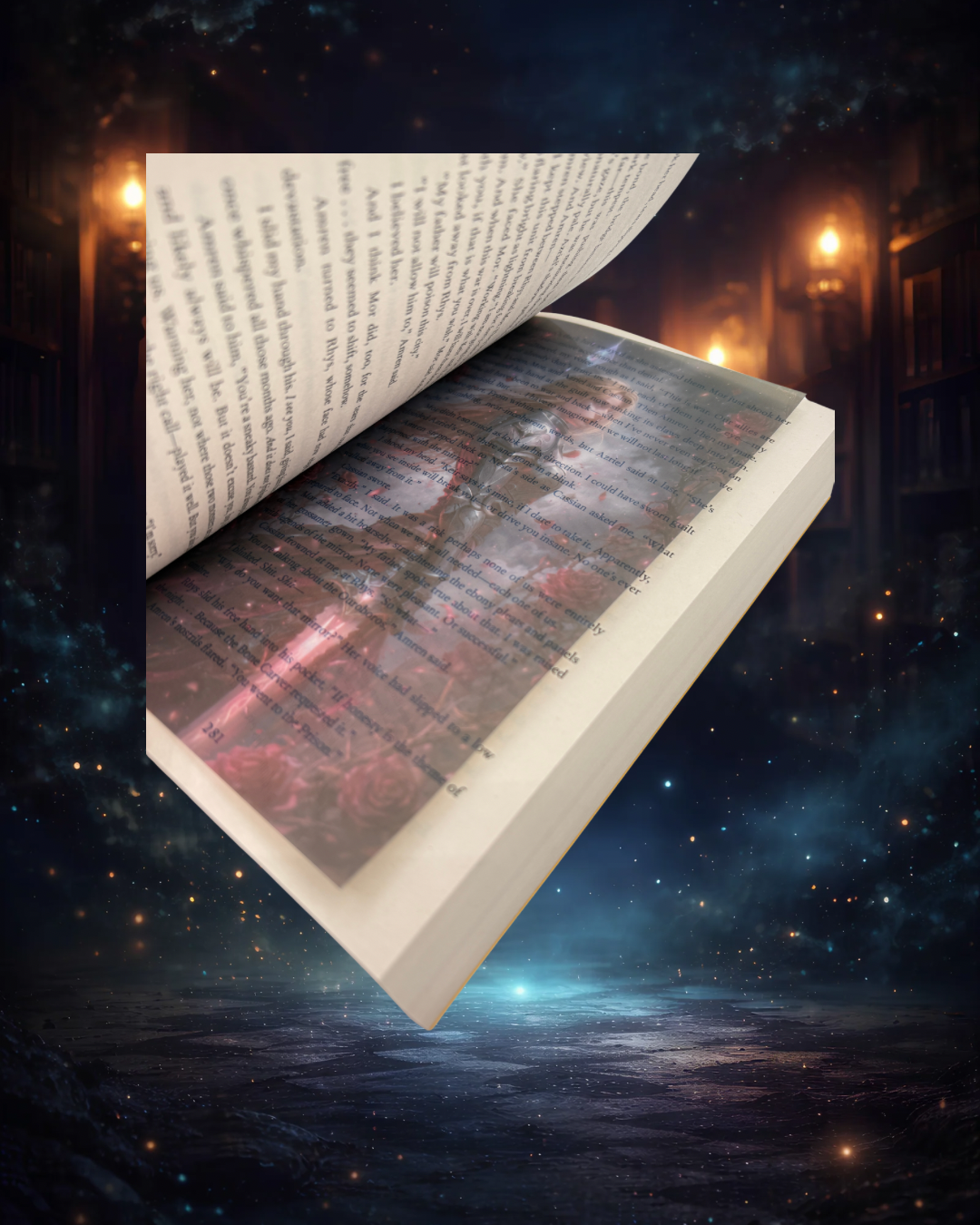 Overlay "A Court of Wings and Ruin"- ilustrație detașabilă