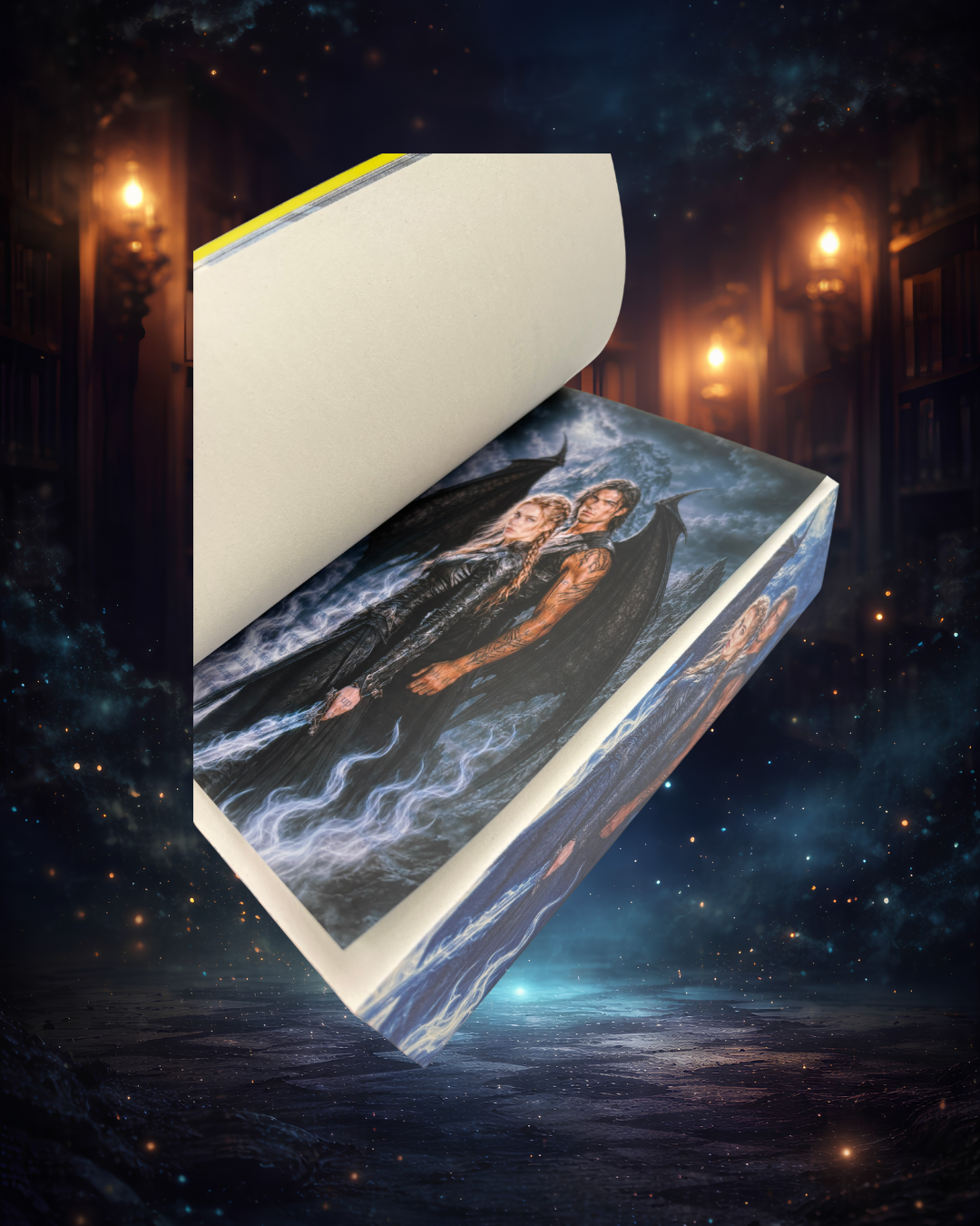 Overlay A Court Of Silver Flames - ilustrație detașabilă