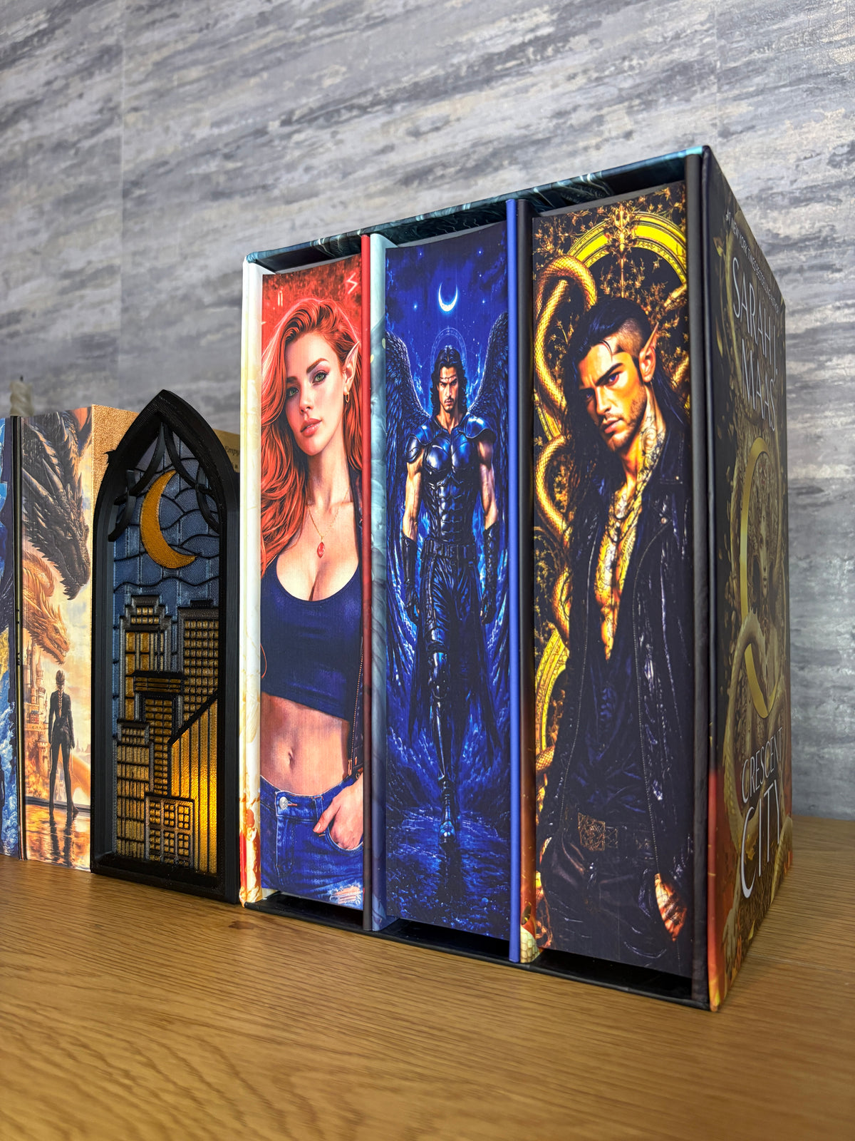 Decor de bibliotecă cu rame și panouri interschimbabile - Cozy vibes Book Nook