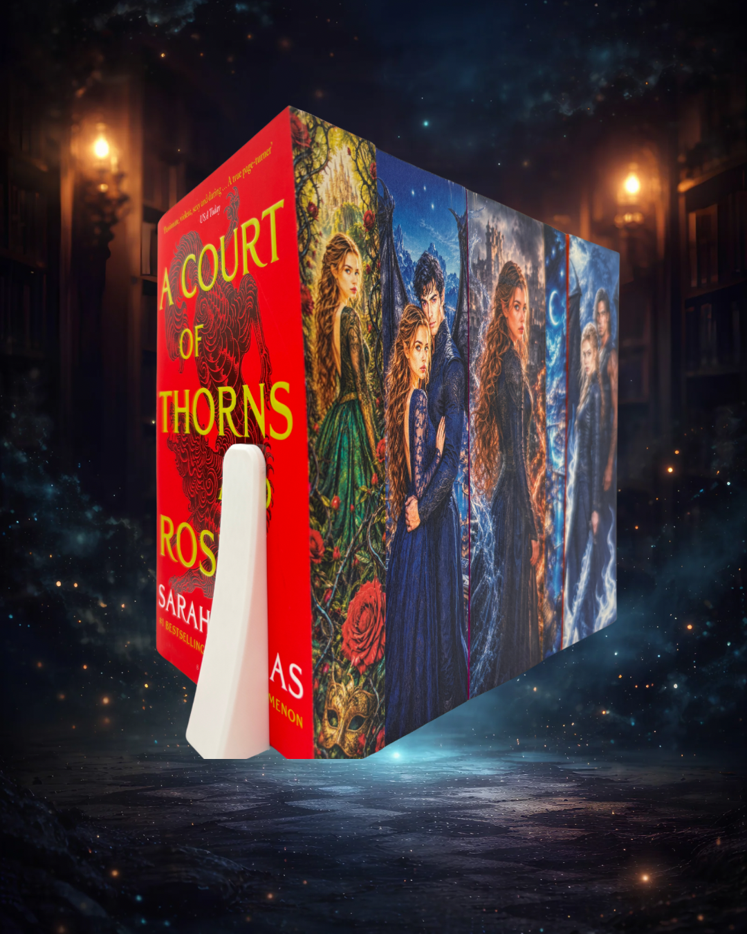 ACOTAR set with printed edges - Sarah J. Maas