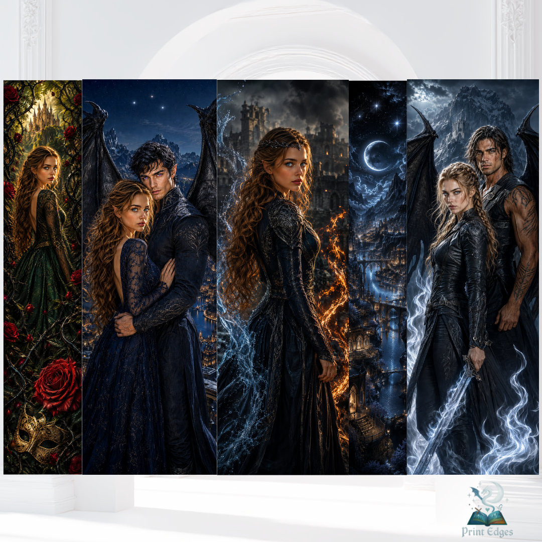 Design printed edges - ACOTAR set - model 2