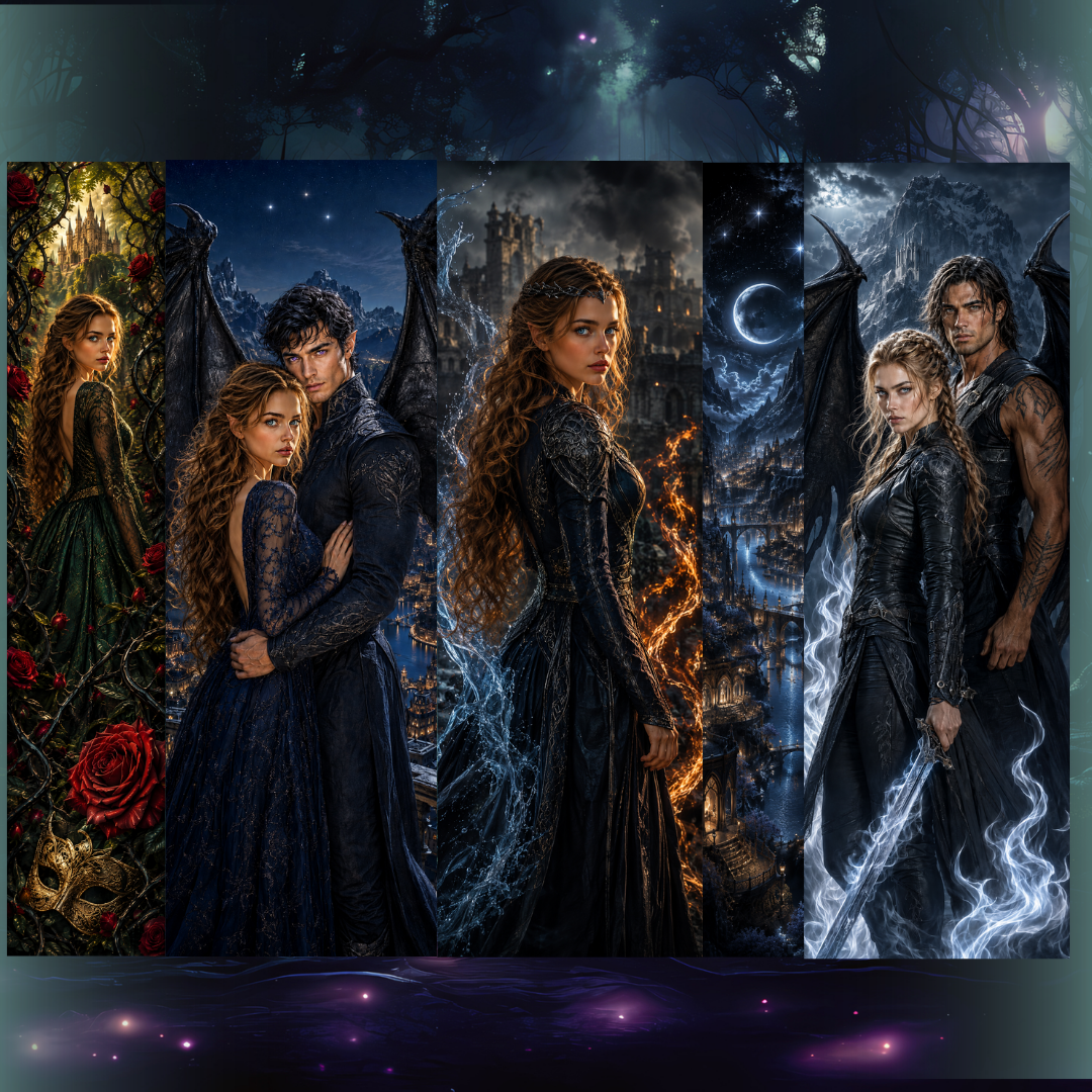 Design printed edges - ACOTAR set - model 2