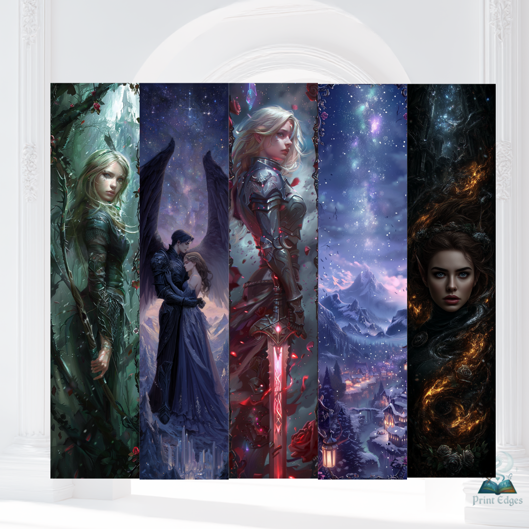 Design printed edges - ACOTAR set