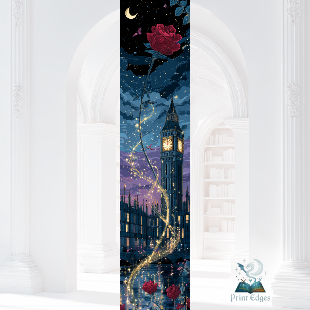 Design printed edges - Cercul magic al lunii negre