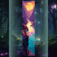 Design printed edges - The magic circle of the black moon