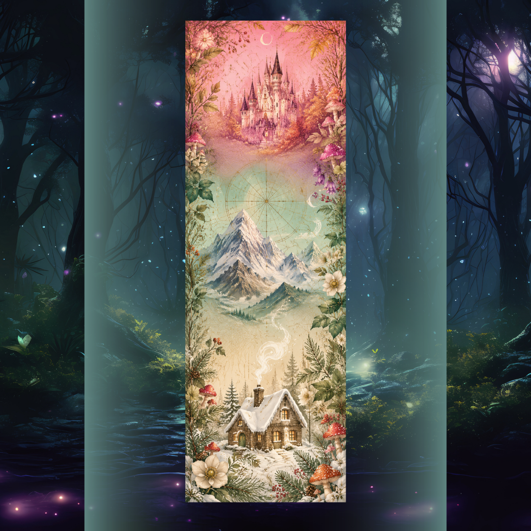 Design printed edges - The magic circle of the black moon