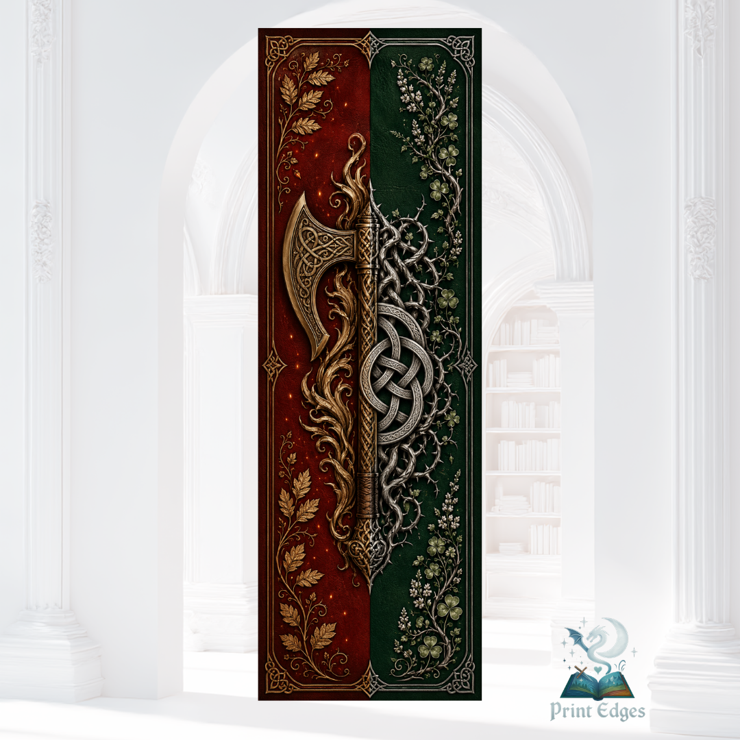 Design printed edges - The magic circle of the black moon