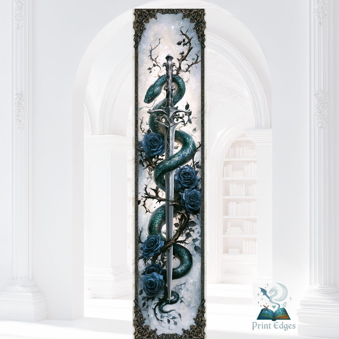 Design printed edges - The magic circle of the black moon