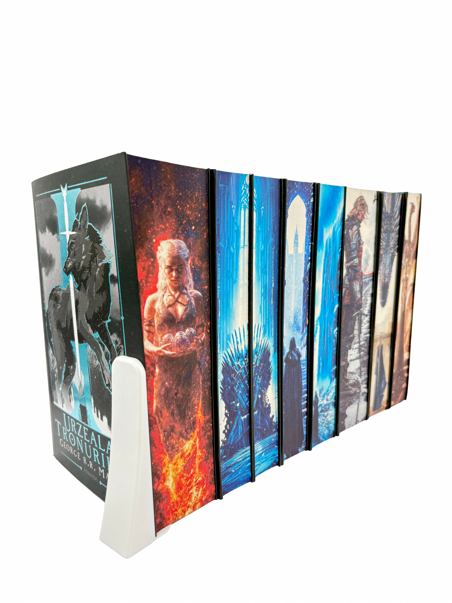 Pachet Urzeala Tronurilor - printed edges (vol. I-V)