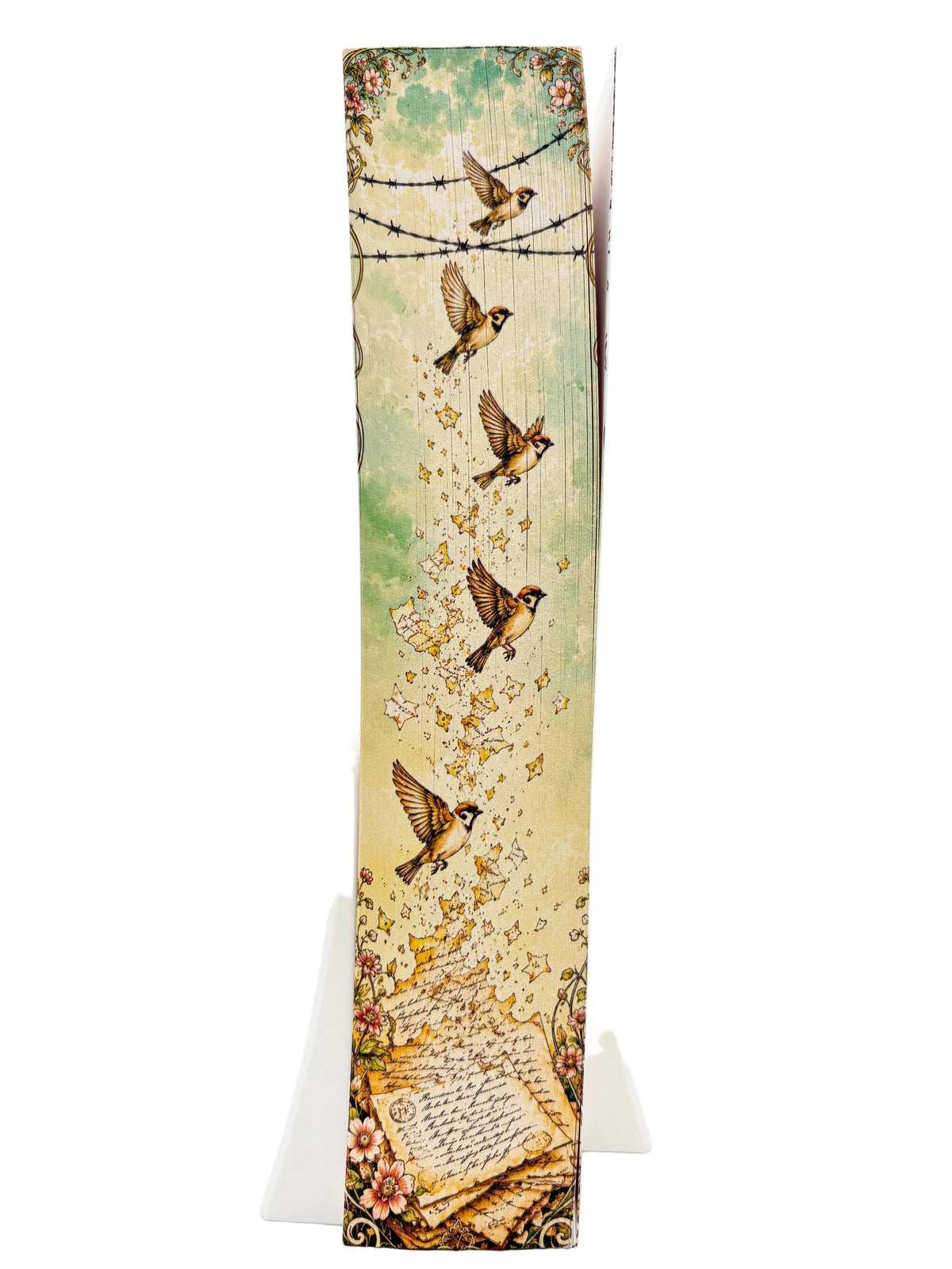 Inimi de vrăbiuțe - printed edges - Manuela Buchmann