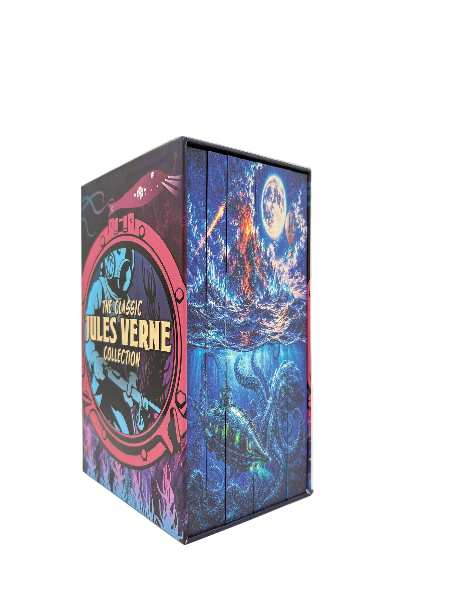 Box set Jules Verne - printed edges - 5 volume