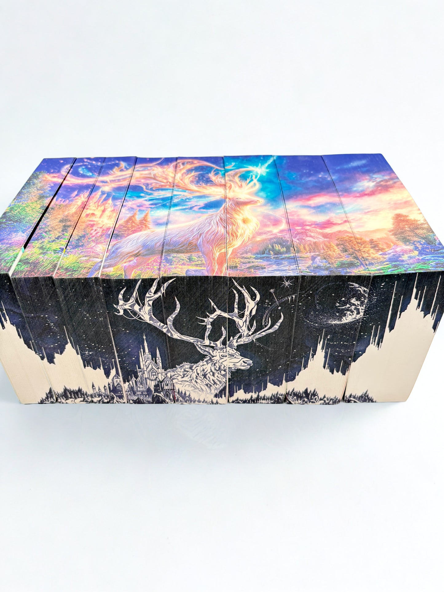 Box set Throne of Glass cu printed edges - limba engleză