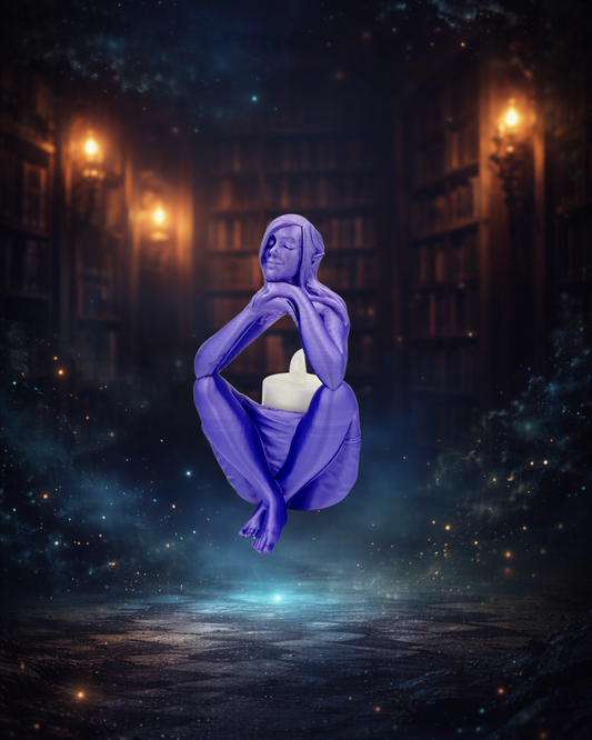 Statuetă "Visul Elfului" - suport pentru lumânari LED sau plante