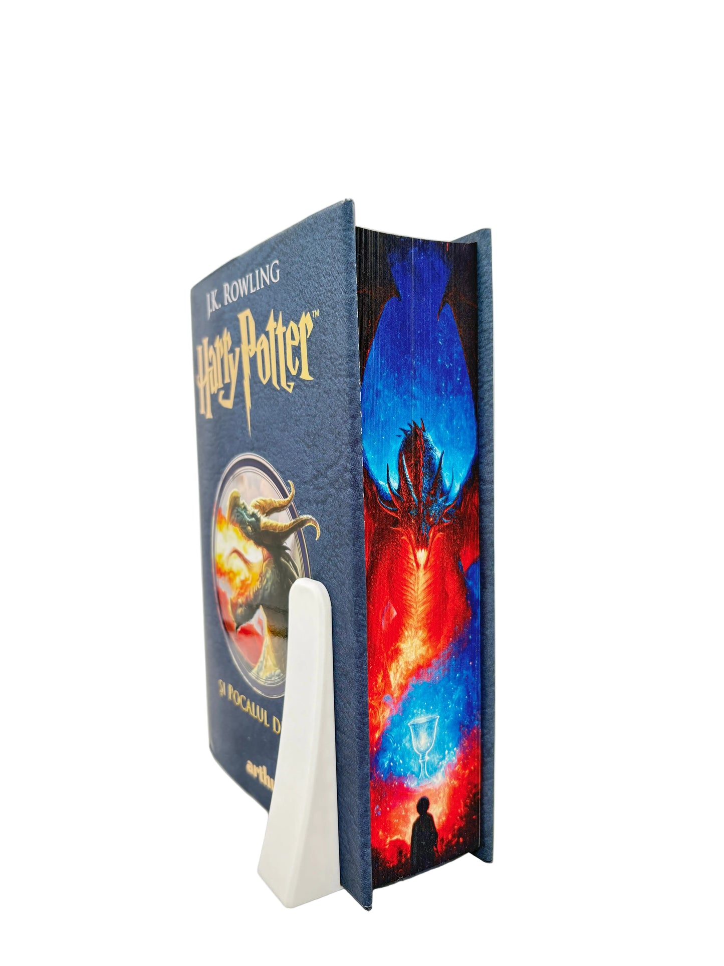 Seria Harry Potter cu printed edges - 7 volume: imagine inspirata din Harry Potter și Pocalul de Foc