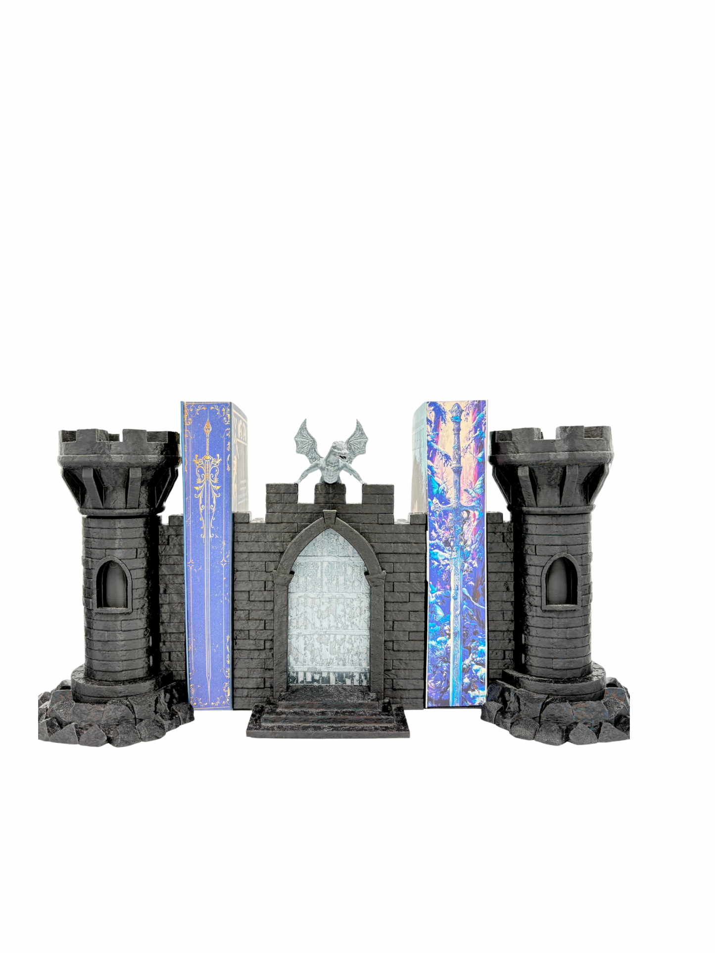 Dioramă fantasy pentru bibliotecă - Castelul dintre cărți