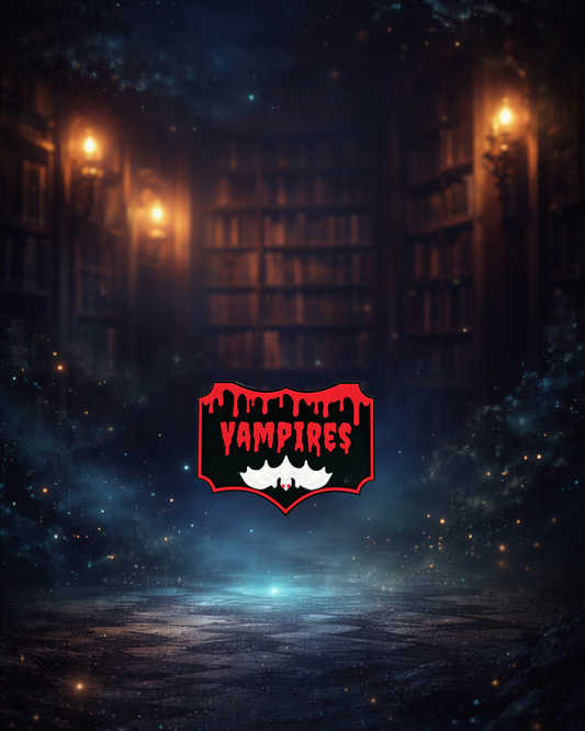 Vampires - Plăcuță decorativă pentru bibliotecă