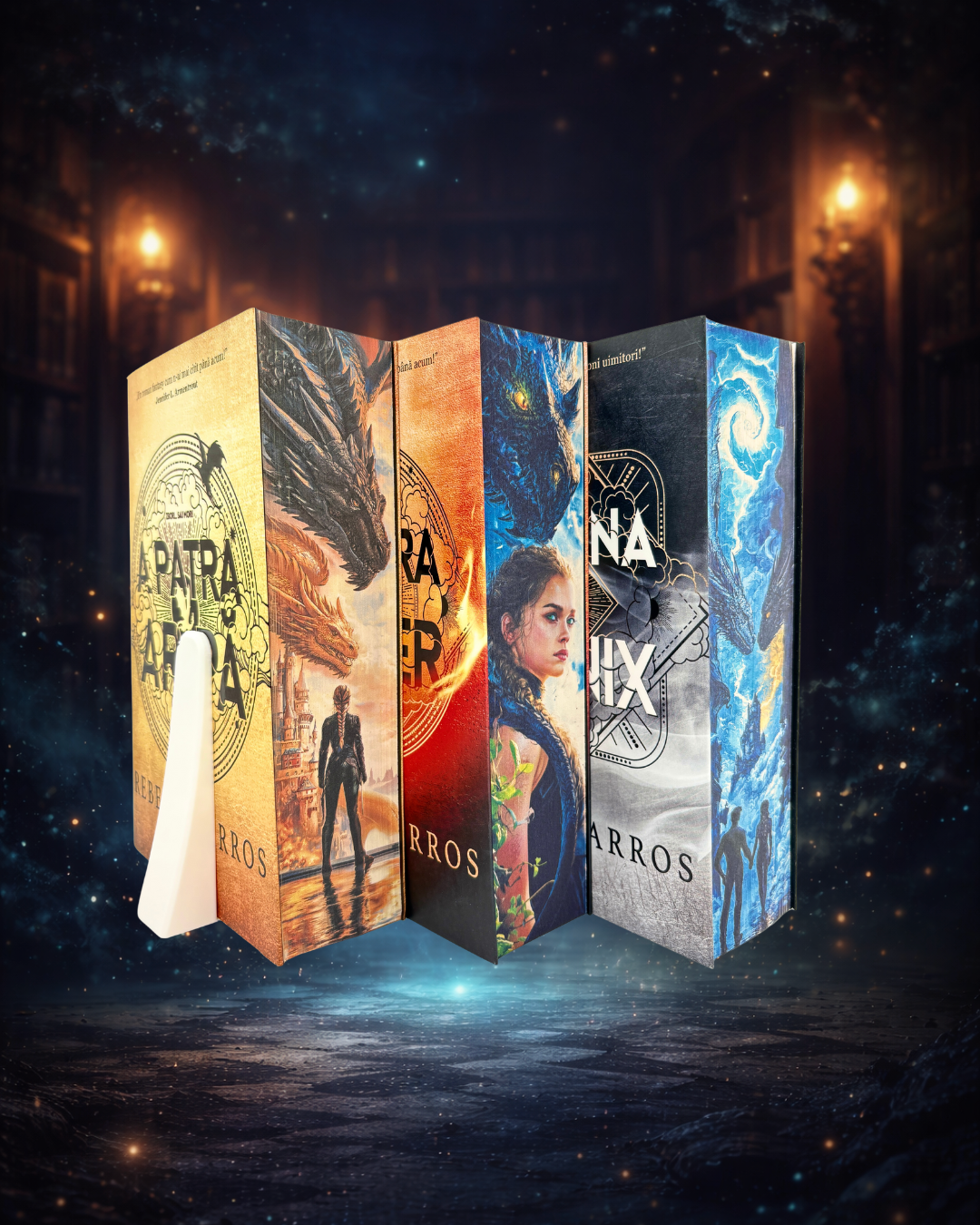 Pachet 'A patra aripă' - 3 volume printed edges