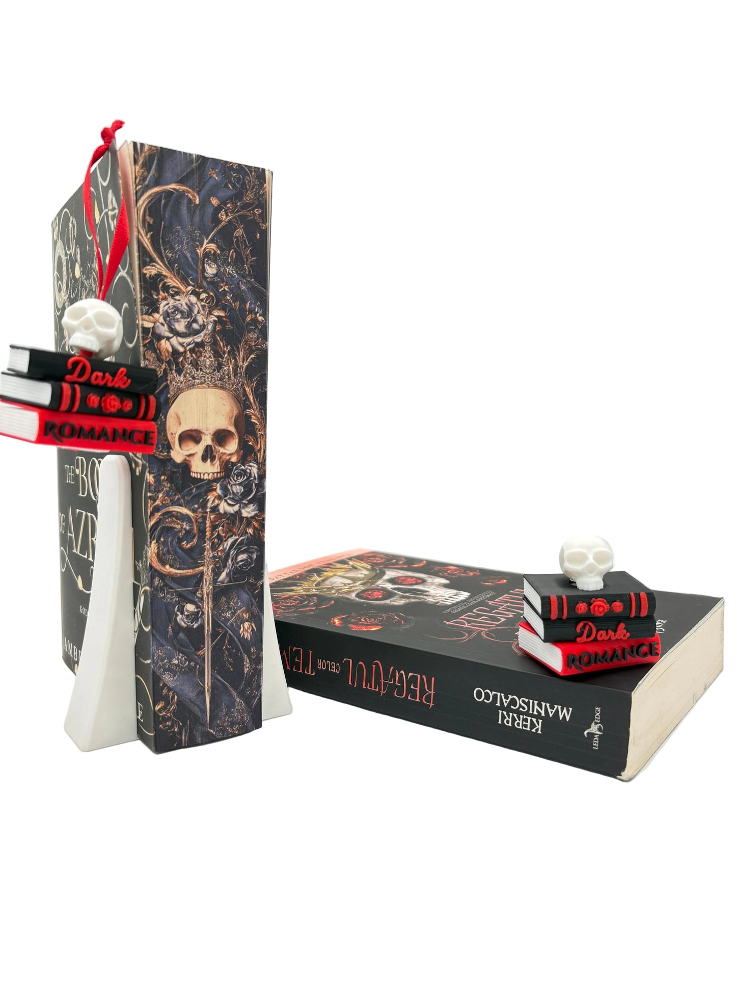 Bookish ornament inspired by the Lights Out series