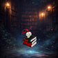 Bookish ornament inspired by the Lights Out series
