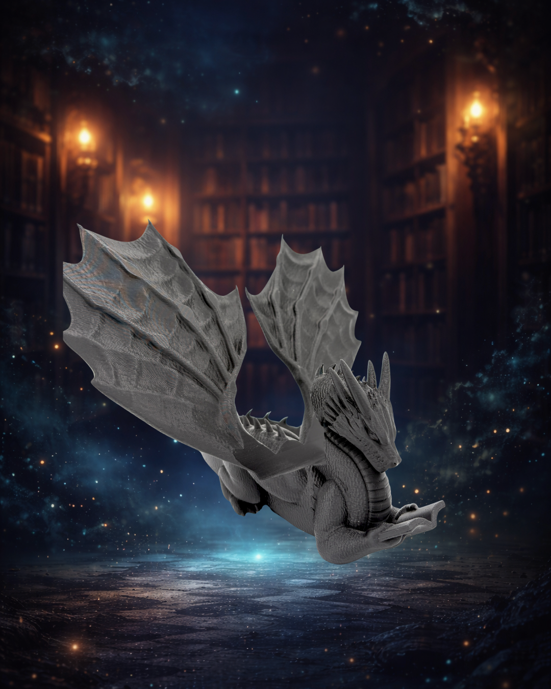Book Holder Decorativ Fantasy - Suport de carte 3D Dragon