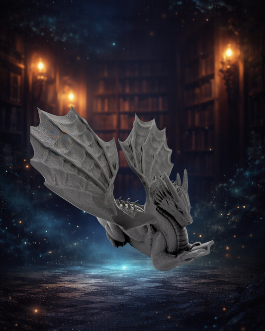 Book Holder Decorativ Fantasy - Suport de carte 3D Dragon