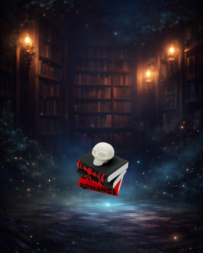 Bookish ornament inspired by the Lights Out series