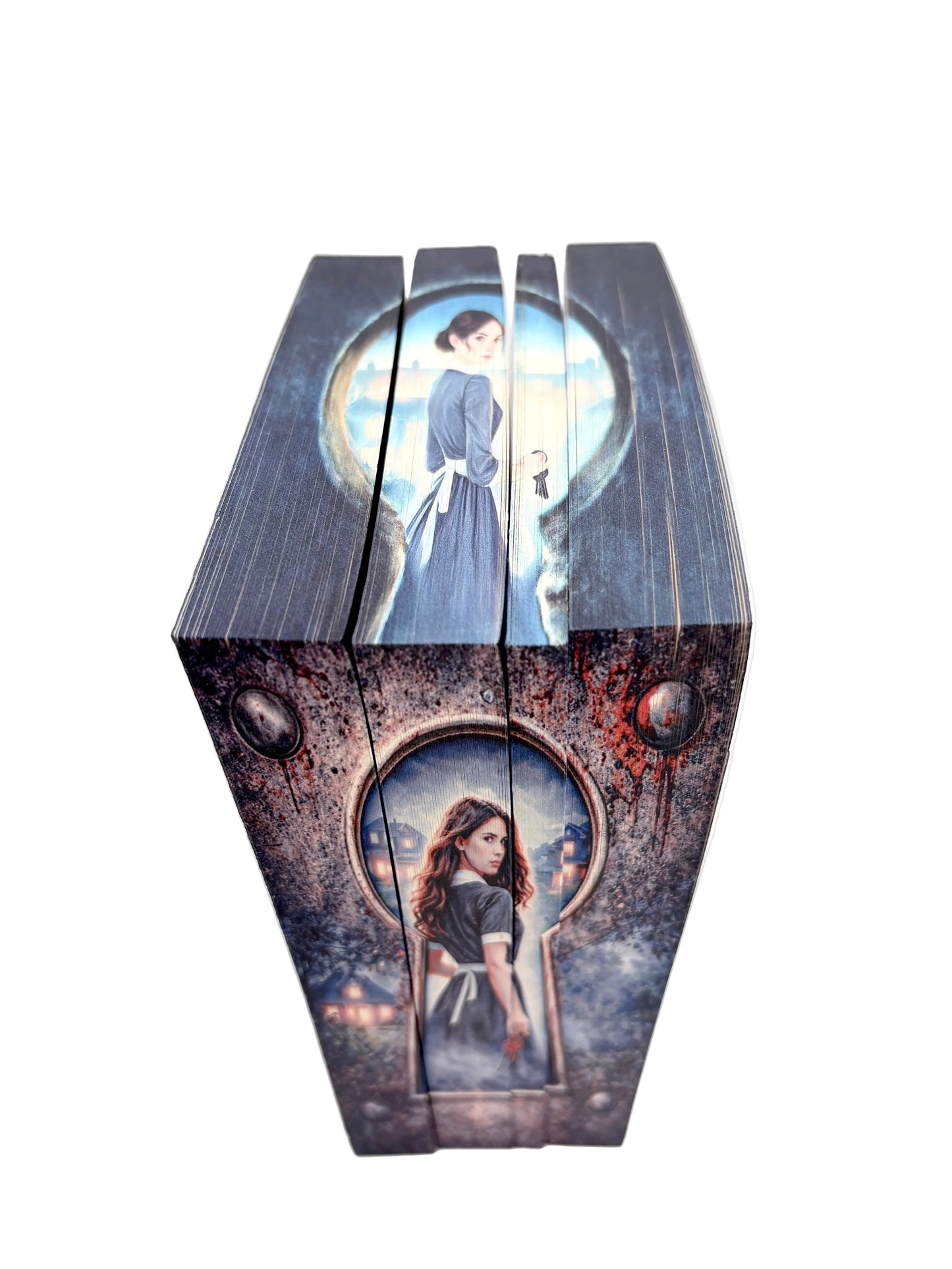 Seria "Menajera" - 4 volume cu printed edges - Freida McFadden