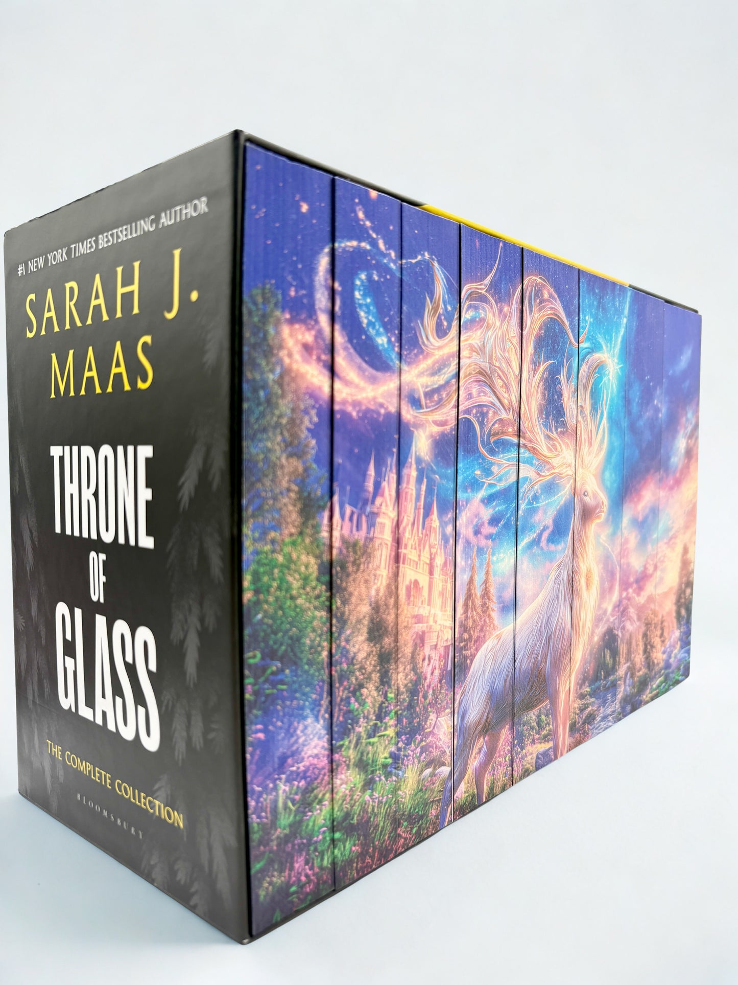 Box set Throne of Glass cu printed edges - limba engleză