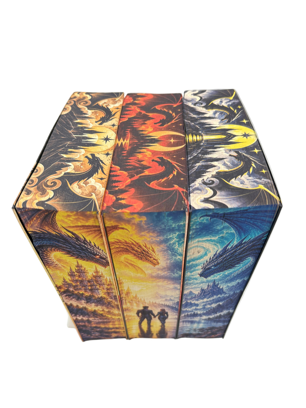 Pachet 'A patra aripă' - 3 volume printed edges - design 2