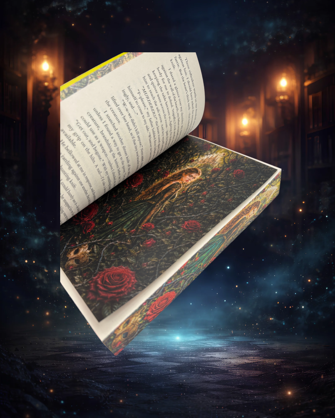 Overlay A Court Of Thorns And Roses - ilustrație detașabilă