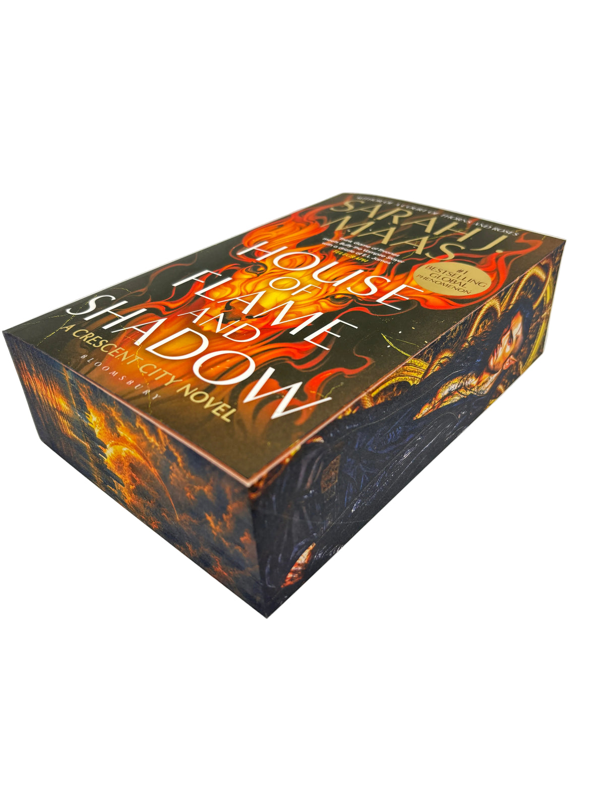House of Flame and Shadow - printed edges - design 2