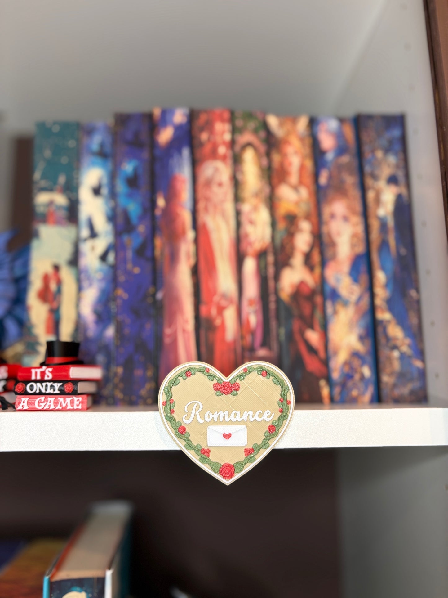 Romance - Plăcuță decorativă pentru bibliotecă