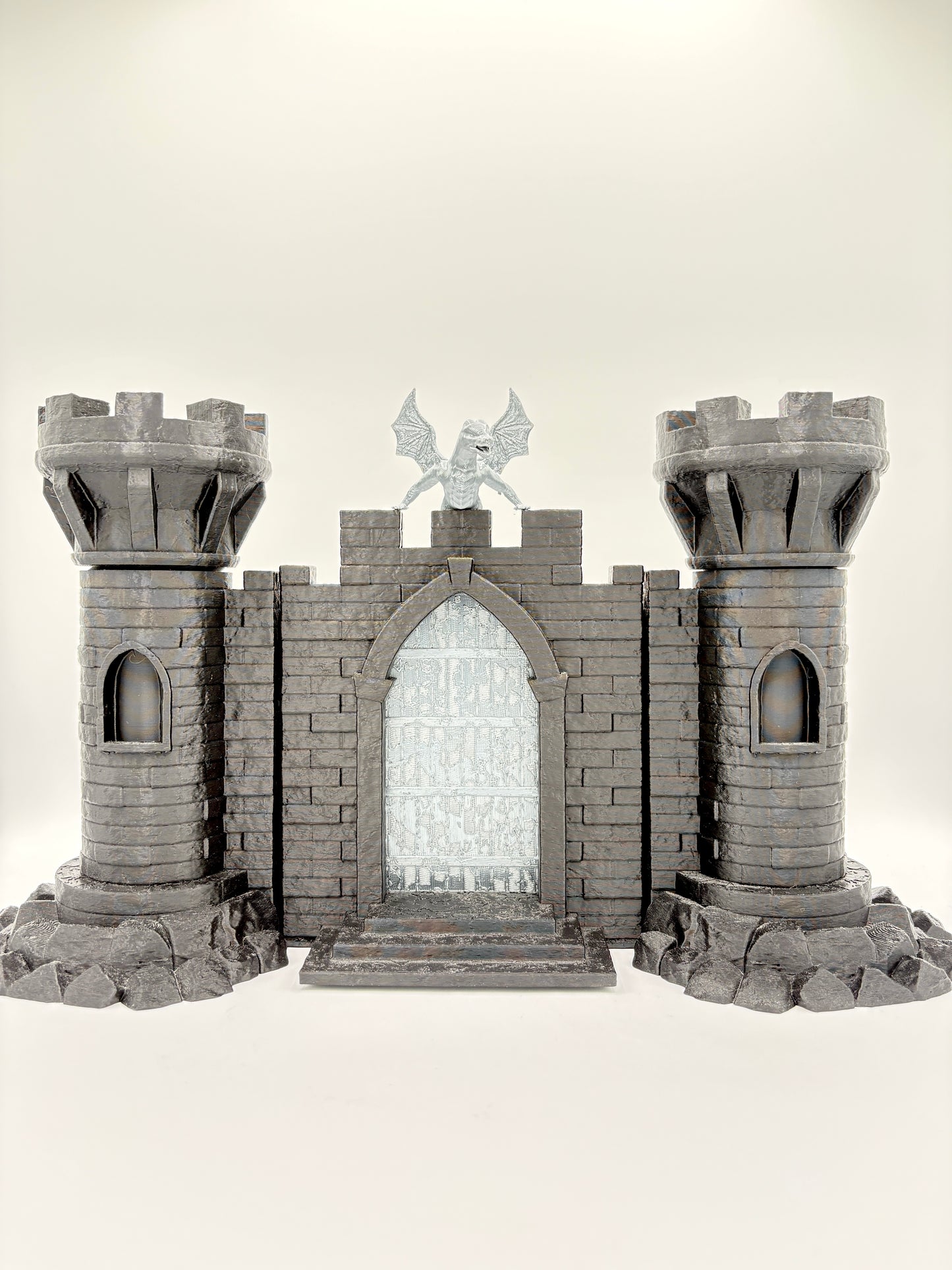 Dioramă fantasy pentru bibliotecă - Castelul dintre cărți