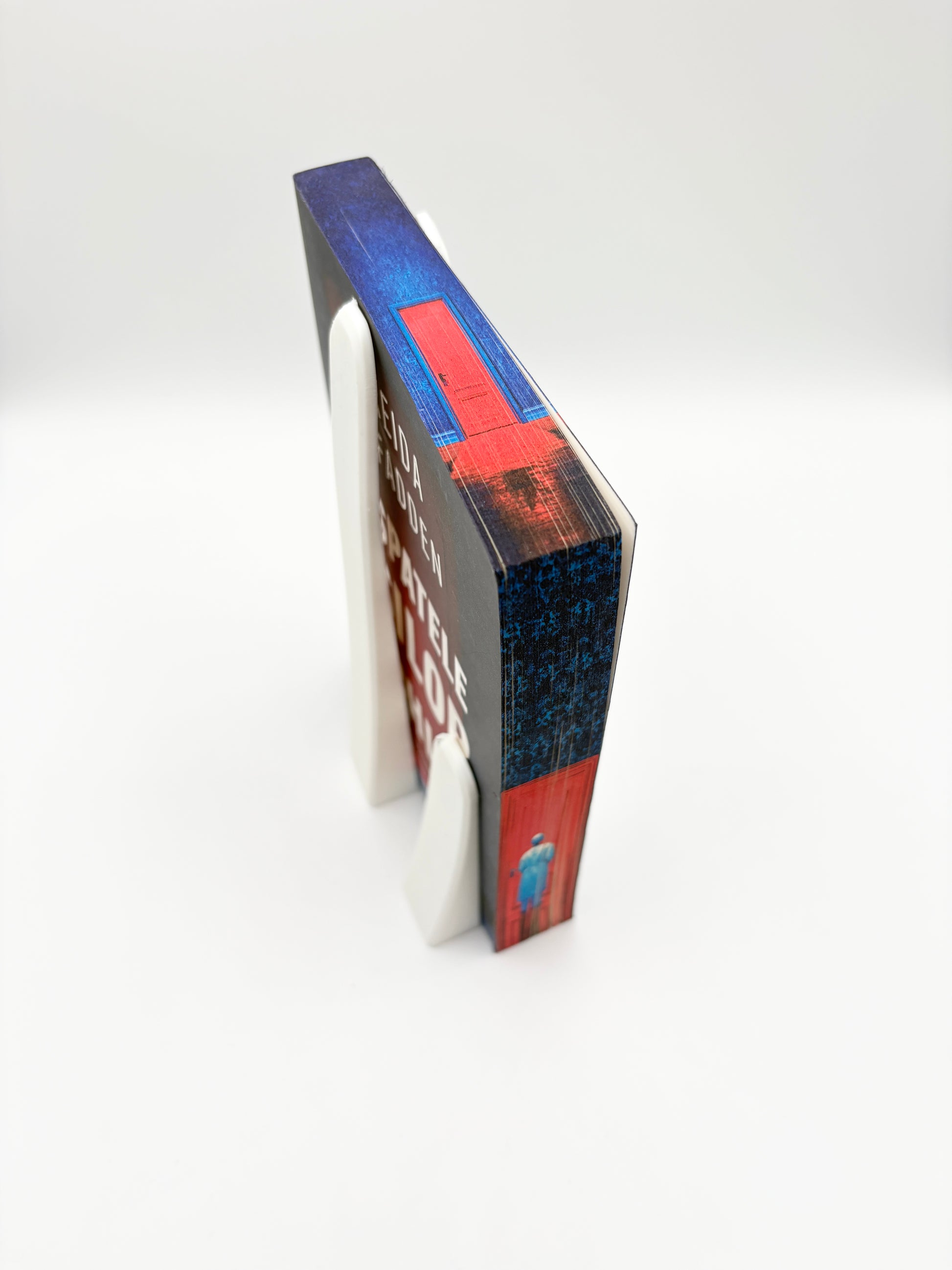 În spatele ușilor închise - printed edges - un chirurg care sta in fata unei usi rosii inchise