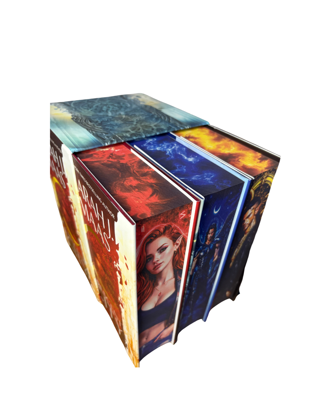Crescent City Box Set - printed edges (hardcover, lb. engleză)