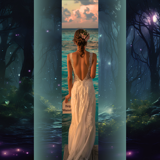 Design printed edges - "Închiriem domnișoară de onoare"