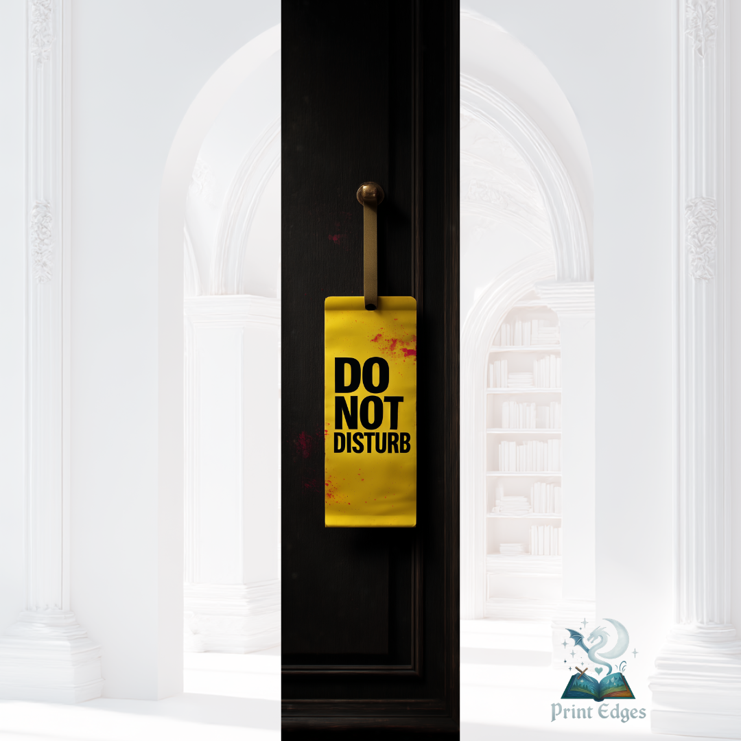 Design printed edges - Nu deranjați