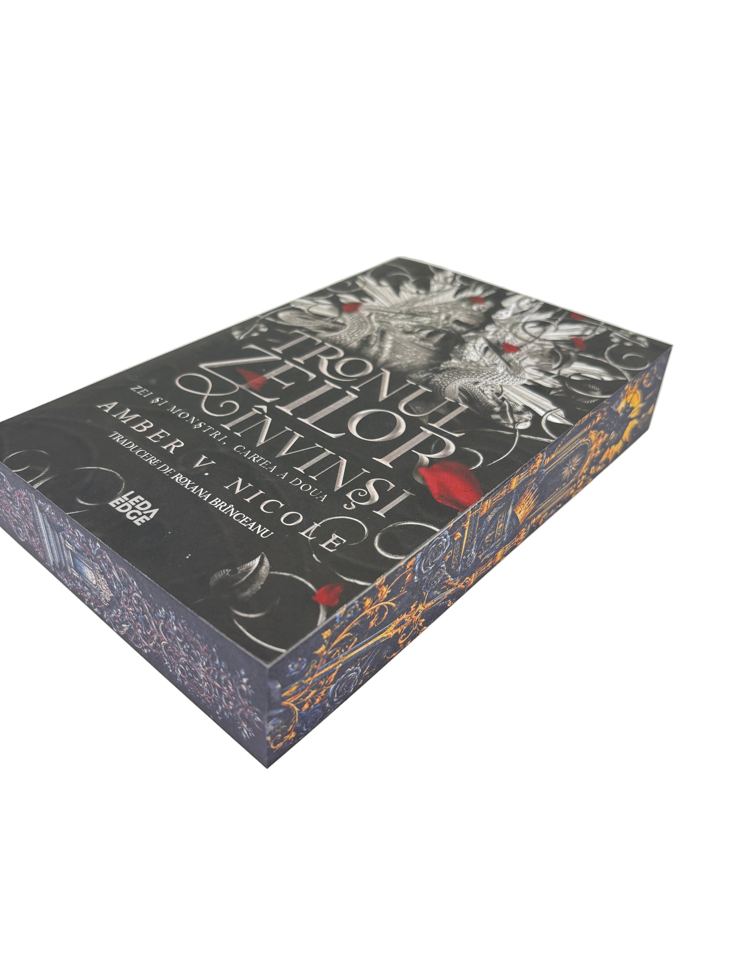 Tronul zeilor învinși - printed edges - Amber V. Nicole